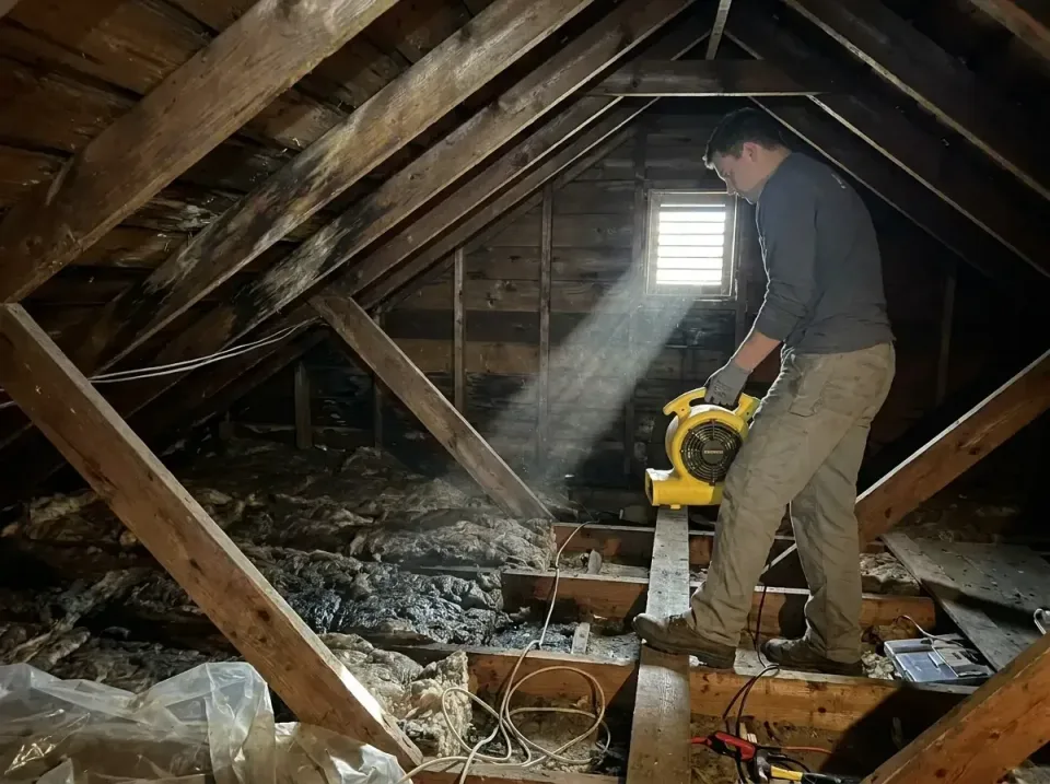 attic-water-damage-drying-proc-007 — frequently asked questions, Emergency Water Extraction & 24/7 Flood Response in Ridgebu…